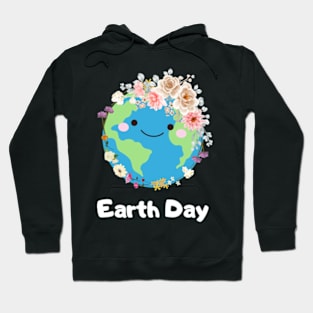 Happy Earth Day With Cute Floral Earth Day Men Women Kids T-Shirt Hoodie